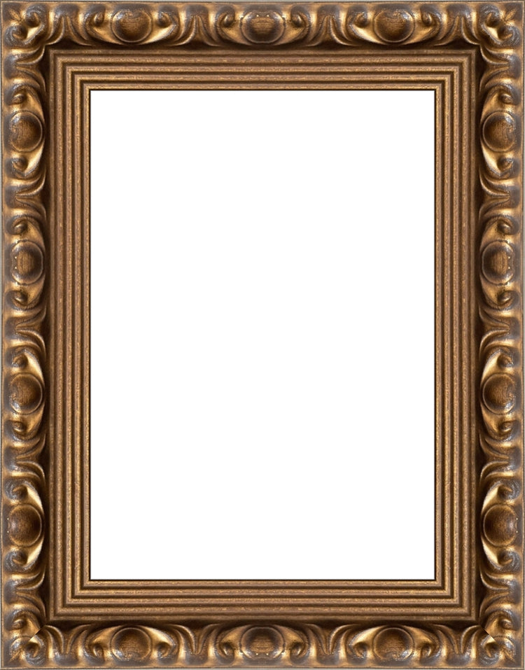 Gold Ornate Frame. Opening Size: 7x5. Final Size: 9'' X 7''