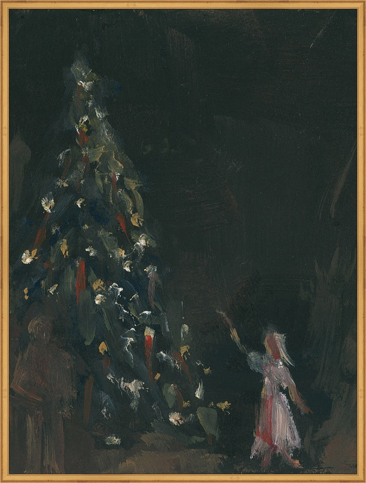 Framed Nutcracker. Frame: Traditional Gold. Paper: Rag Paper. Art Size: 40x30. Final Size: 41'' X 31''