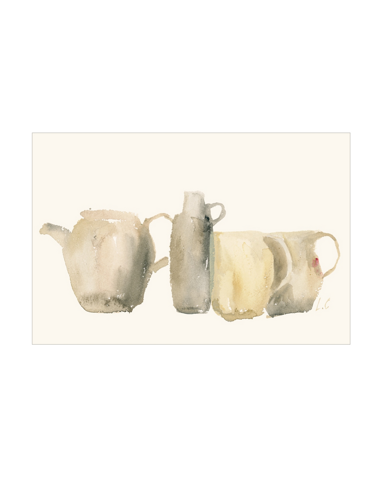 Watercolor Jars