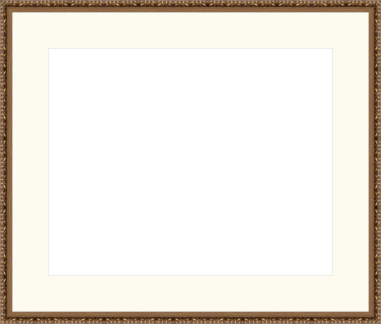 Gold Ornate Frame. Opening Size: 24x30. Final Size: 34'' X 40''