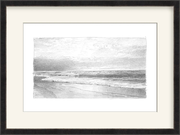 Seascape 2 - Custom Framed Print with Mat