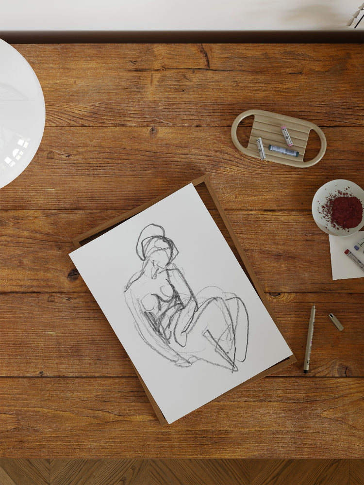 Charcoal Figure III