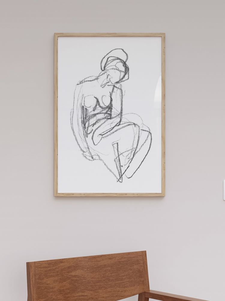 Charcoal Figure III