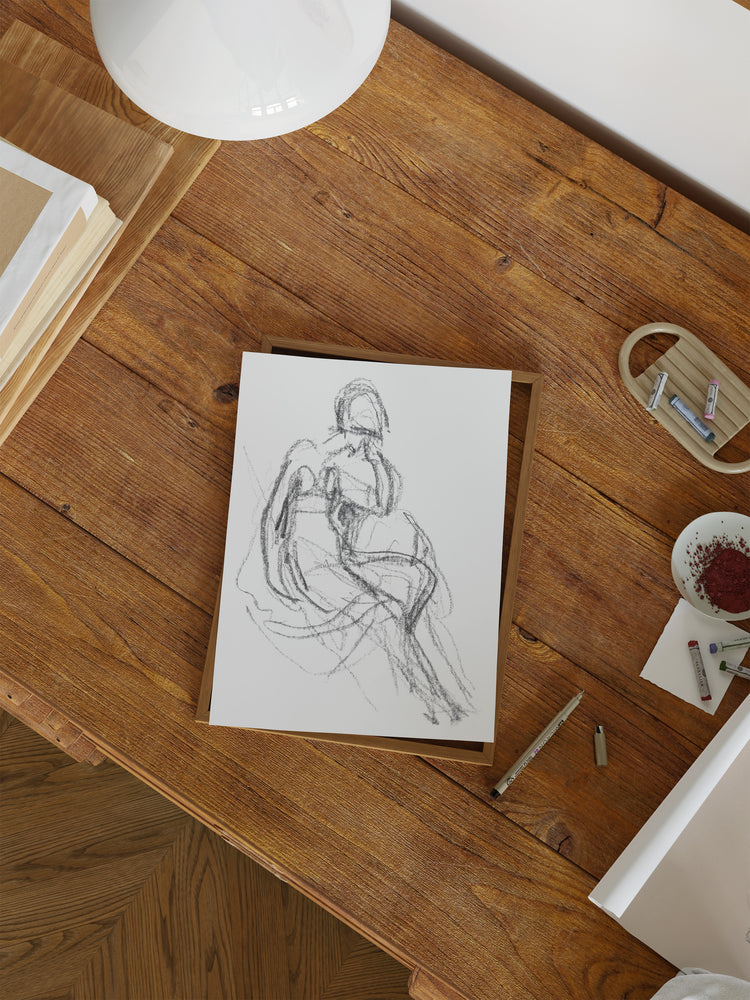 Charcoal Figure II