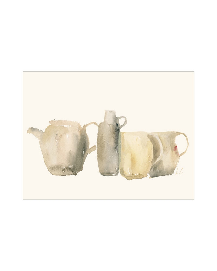 Watercolor Jars