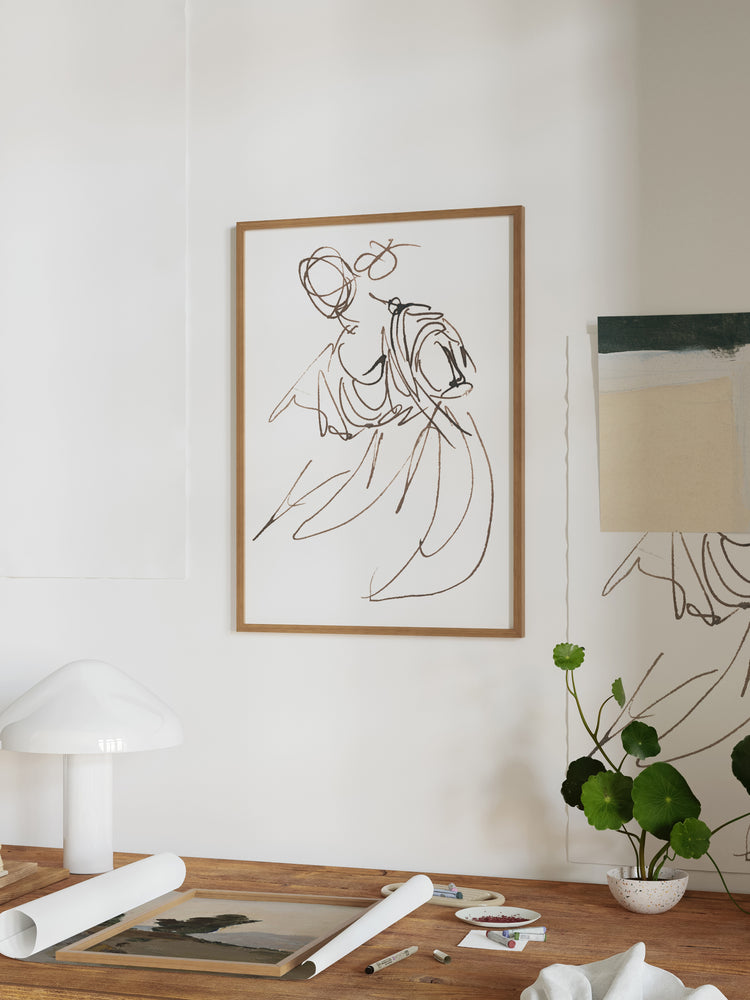 Ink Figure Study III