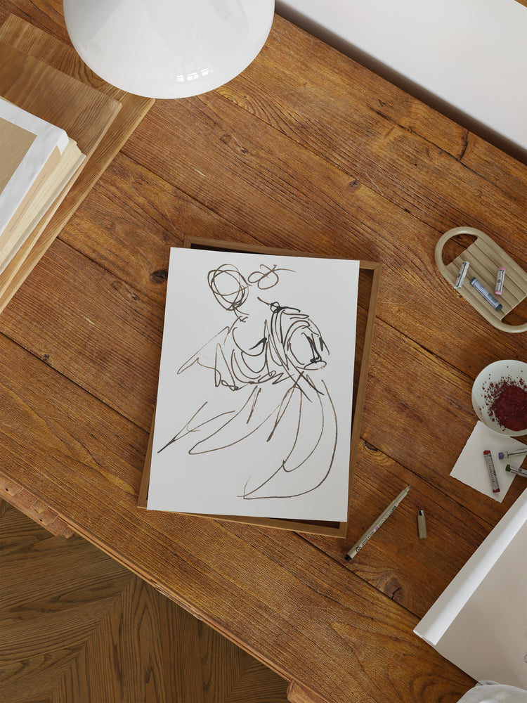 Ink Figure Study III