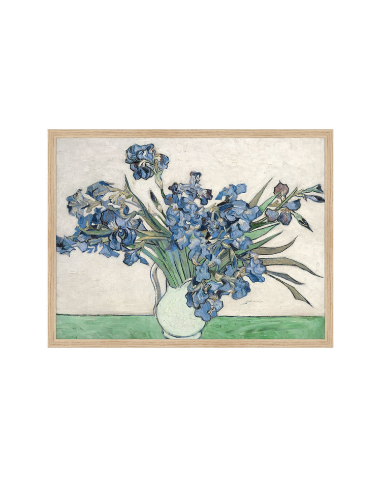 Irises In Vase