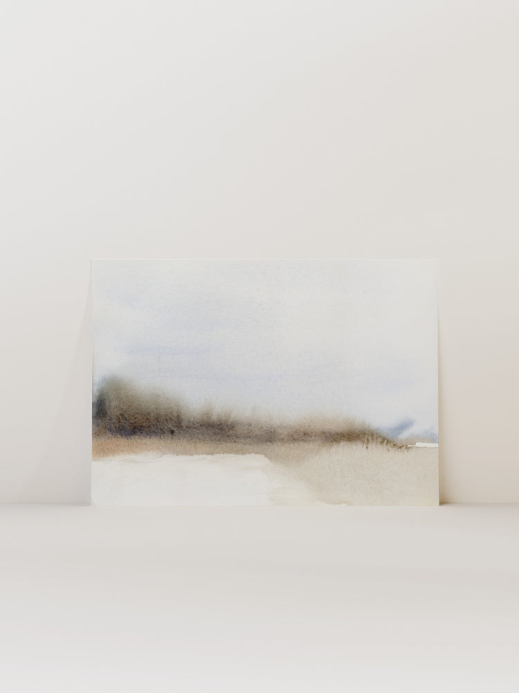 RUST BROWN SEASCAPE