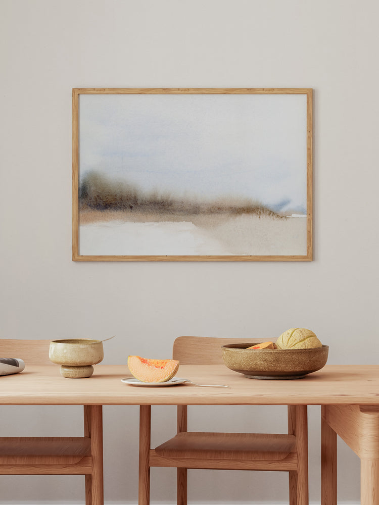 RUST BROWN SEASCAPE