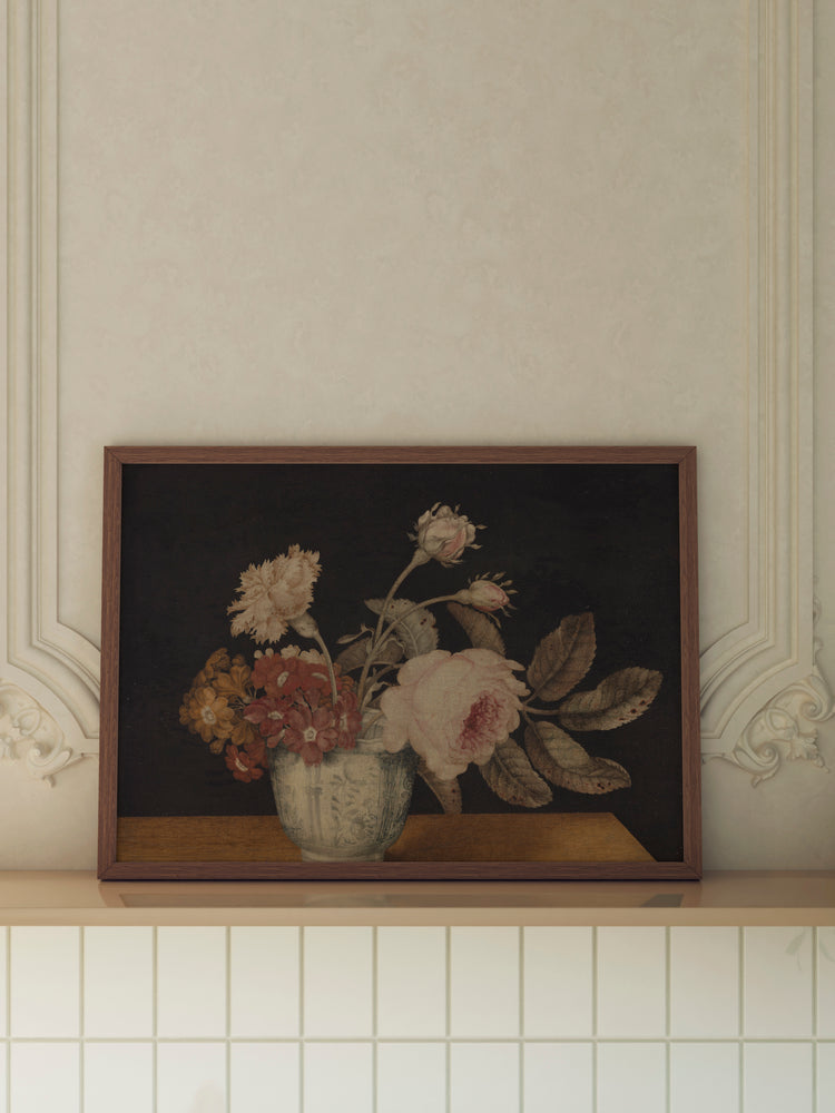 Vintage Vase of Flowers