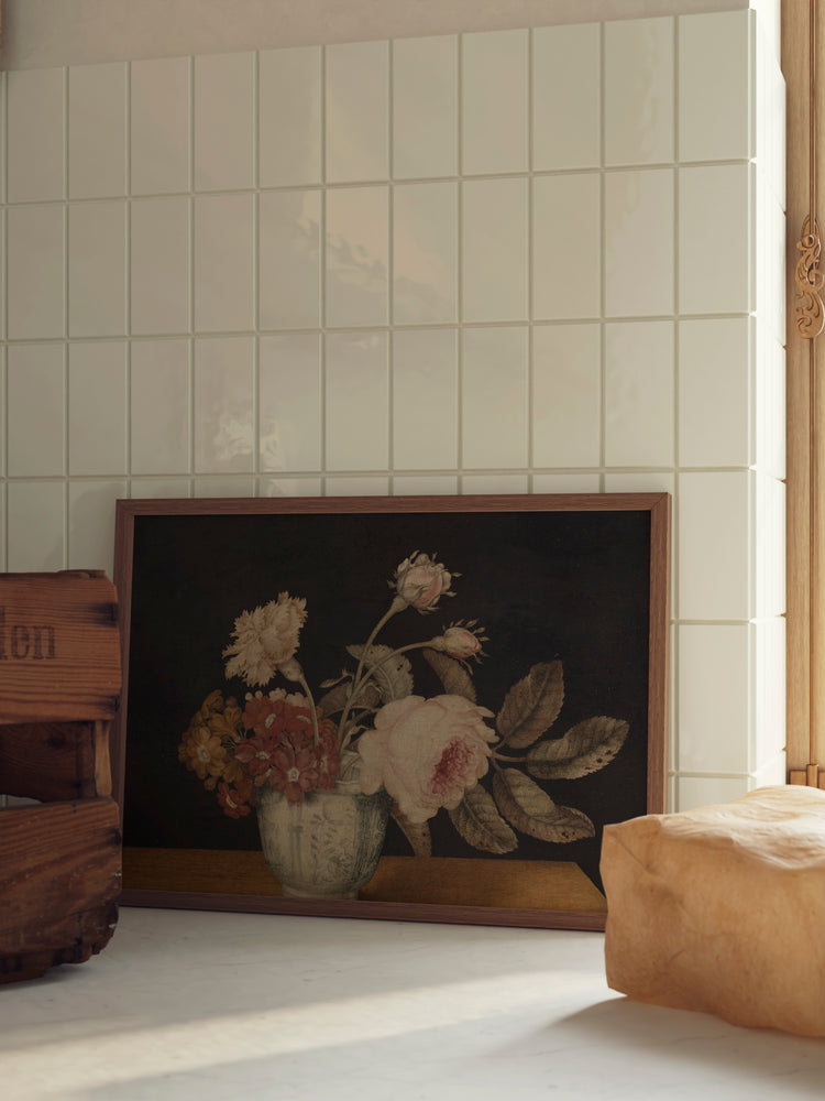 Vintage Vase of Flowers