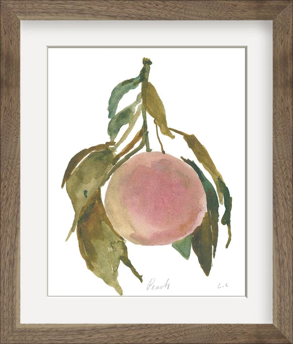 Peach - Custom Framed Print with Mat