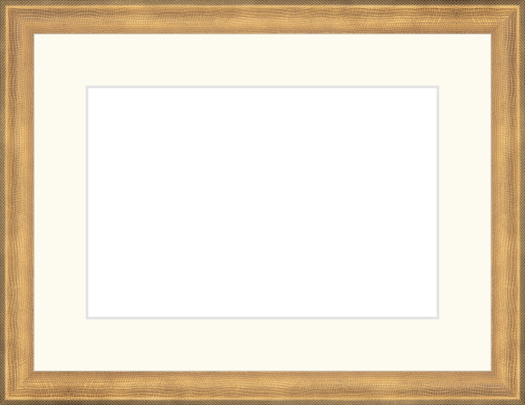 Timeless Gold Frame. Opening Size: 6x9. Final Size: 10'' X 13''