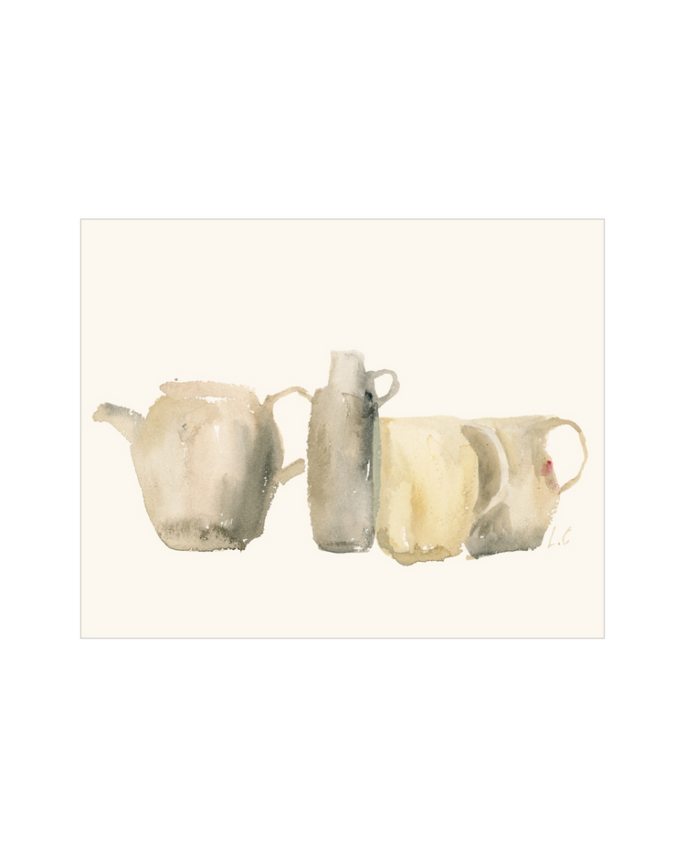 Watercolor Jars