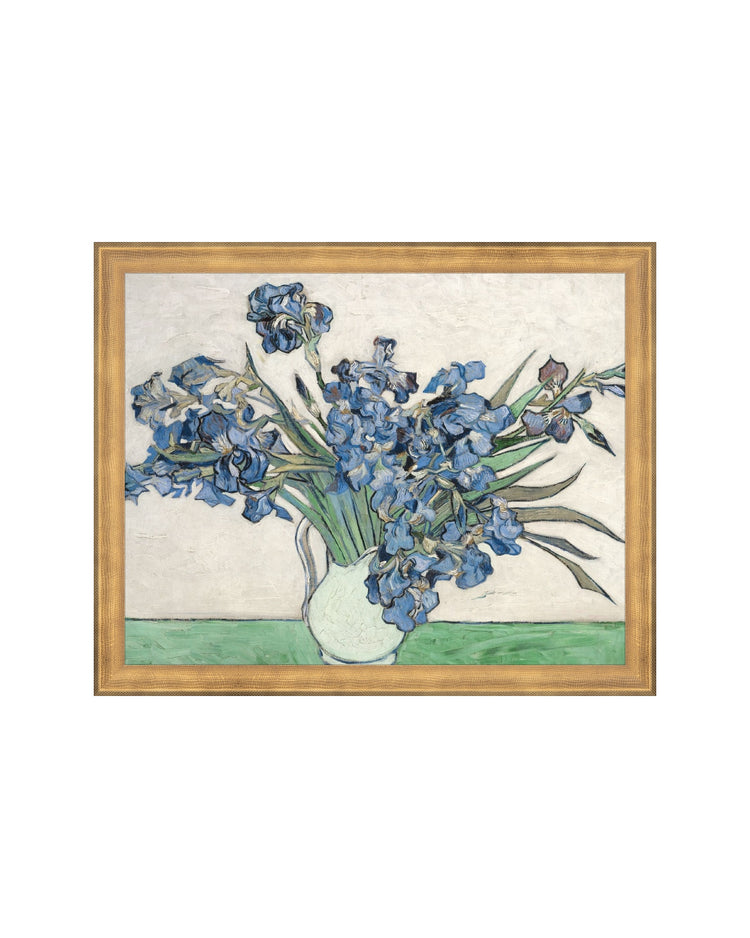 Irises In Vase