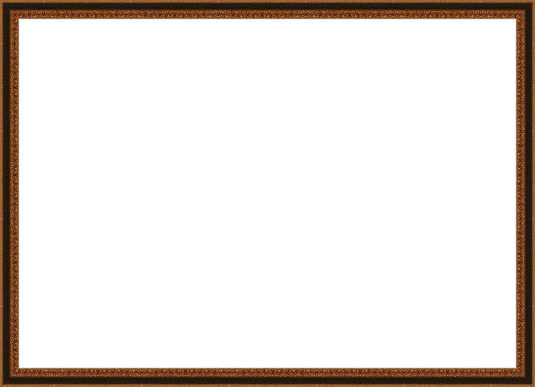 Gold and Black Ornate Frame. Opening Size: 19x27. Final Size: 20'' X 28''