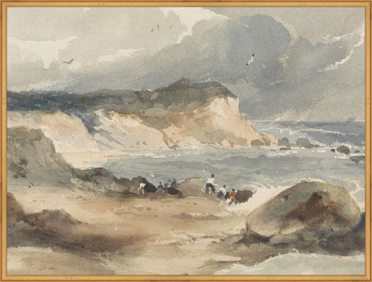 Watercolor Moody Beach HoJ