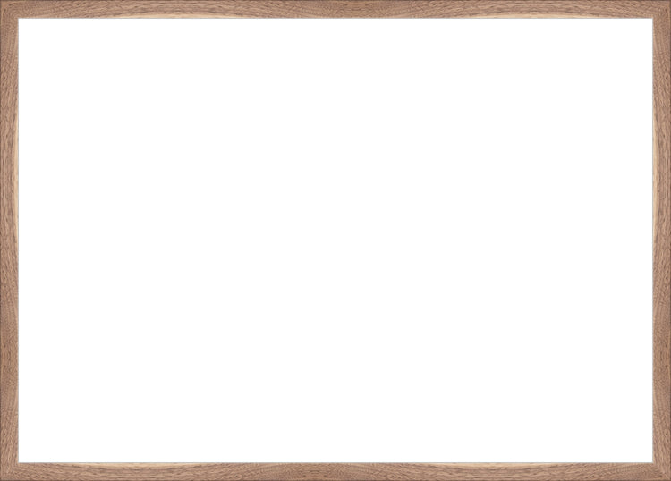 Natural Walnut Frame. Opening Size: 19x27. Final Size: 20'' X 28''