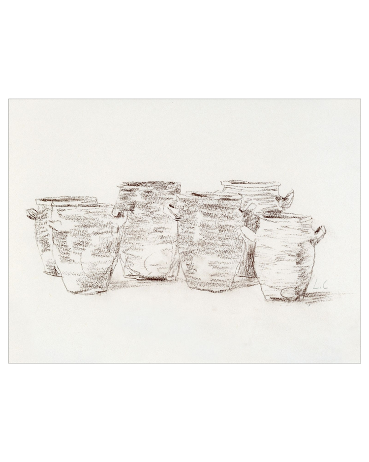 Vintage Vases Sketch