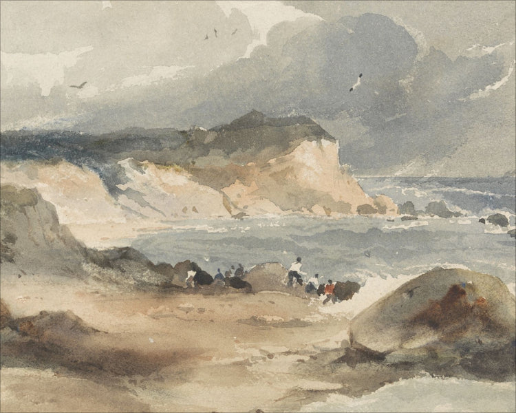 Watercolor Moody Beach HoJ