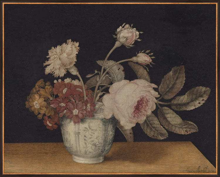 Vintage Vase of Flowers OAShop 2