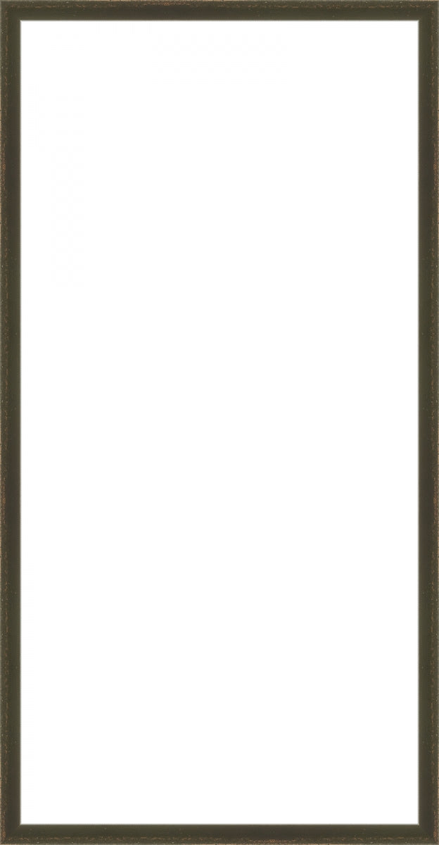 Rubbed Black Frame. Opening Size: 30x15. Final Size: 31'' X 16''