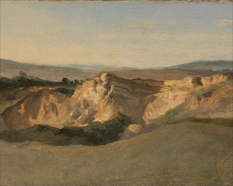 Framed Campagna. Frame: No Frame. Paper: Rag Paper. Art Size: 16x20. Final Size: 16'' X 20''