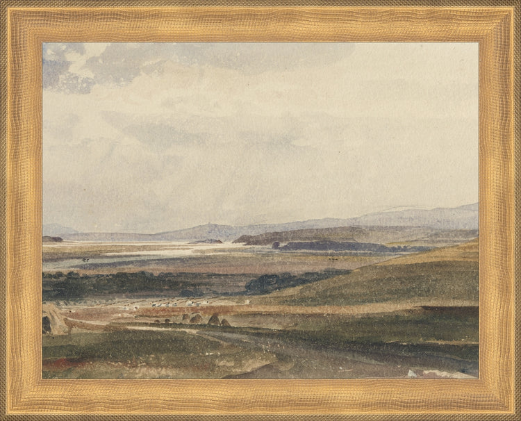 Framed Harvest. Frame: Timeless Gold. Paper: Rag Paper. Art Size: 7x9. Final Size: 8'' X 10''