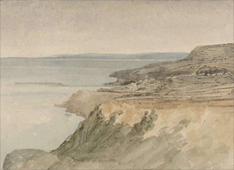 Framed Cliff. Frame: No Frame. Paper: Rag Paper. Art Size: 8x11. Final Size: 8'' X 11''