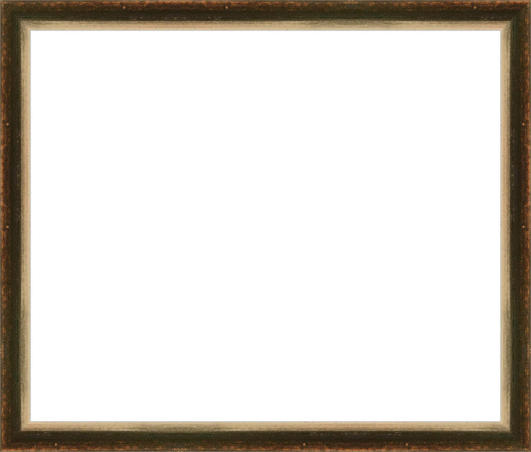 Black and Silver Brushed Frame. Opening Size: 15x18. Final Size: 17'' X 20''