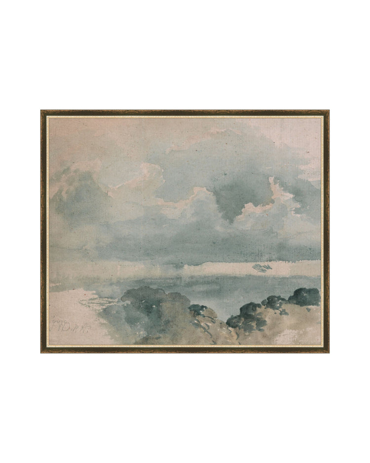 Watercolor Cloud Study