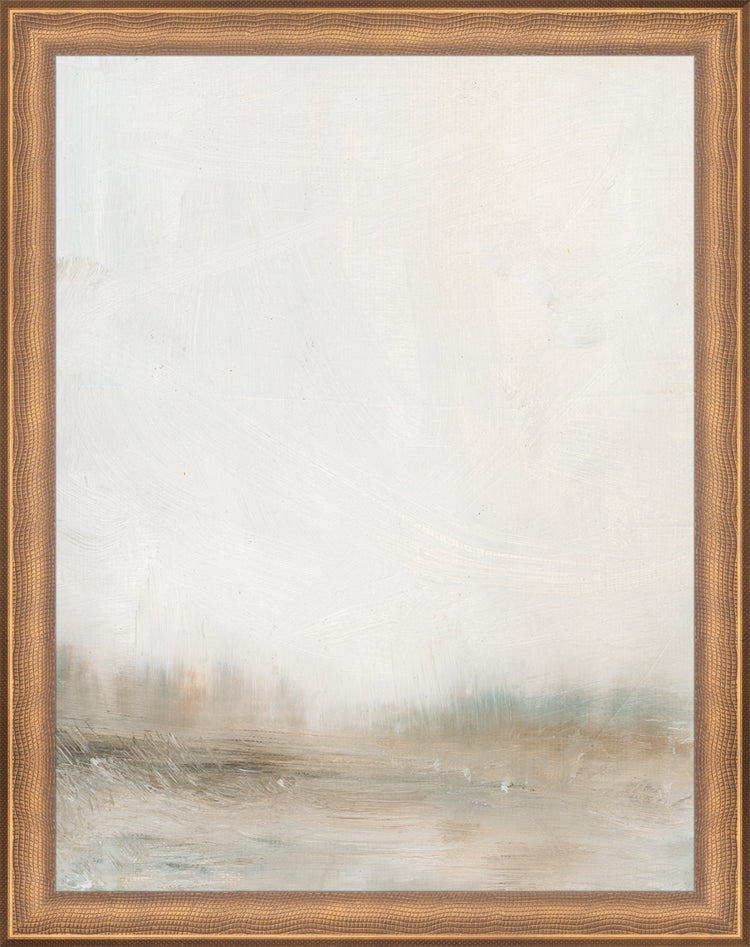 Framed Hazy Landscape. Frame: Timeless Bronze. Paper: Rag Paper. Art Size: 13x10. Final Size: 14'' X 11''