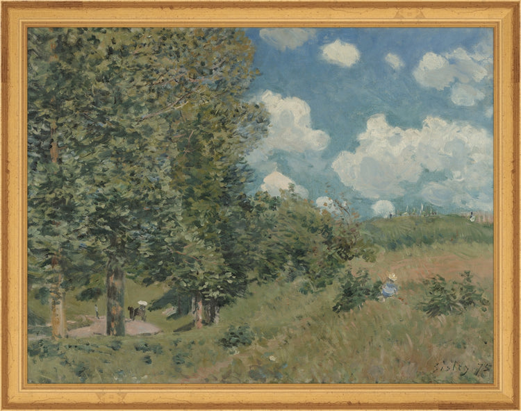 Framed Wanderings. Frame: Traditional Gold. Paper: Rag Paper. Art Size: 10x13. Final Size: 11'' X 14''