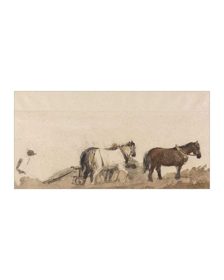 Watercolor Horses
