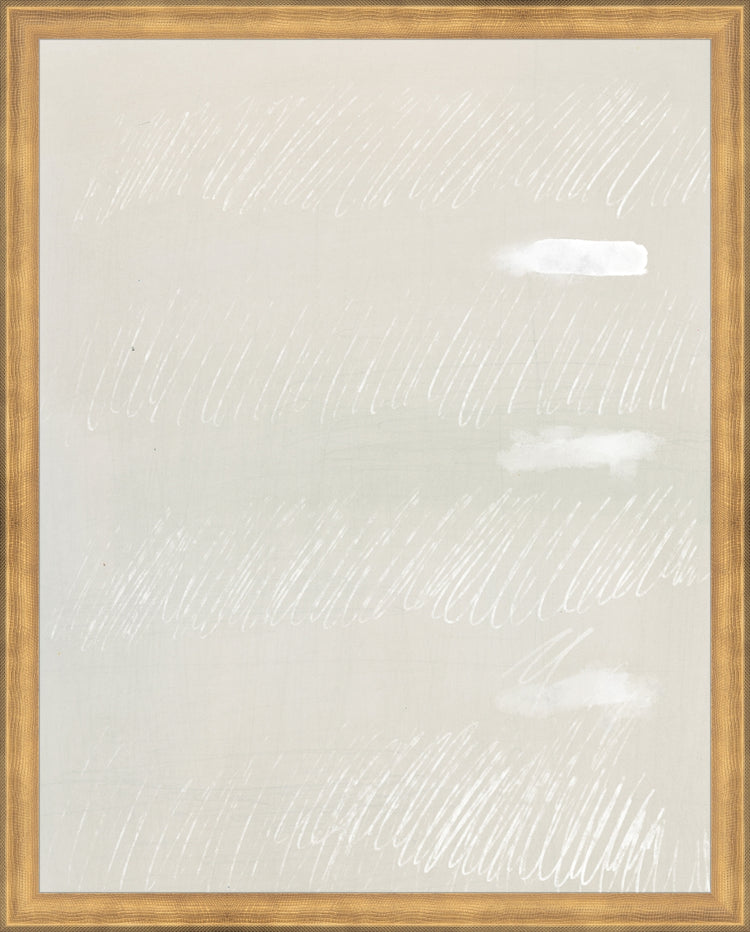 Framed Scribbles I. Frame: Timeless Gold. Paper: Rag Paper. Art Size: 19x15. Final Size: 20'' X 16''