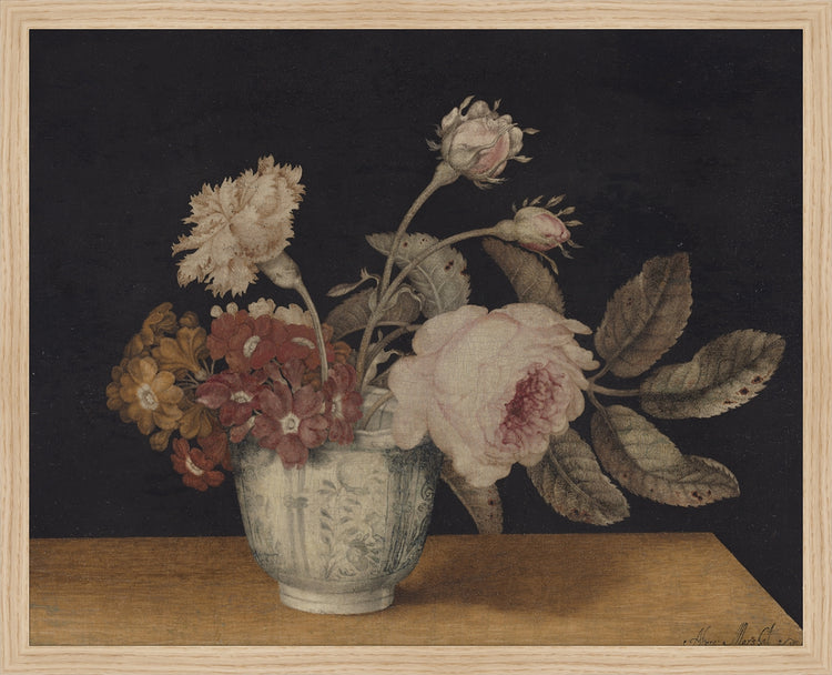 Vintage Vase of Flowers OAShop 2