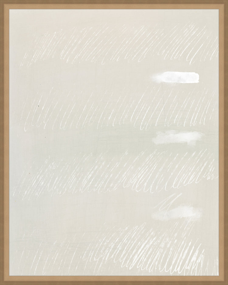 Framed Scribbles I. Frame: Bevel Sand. Paper: Rag Paper. Art Size: 19x15. Final Size: 20'' X 16''