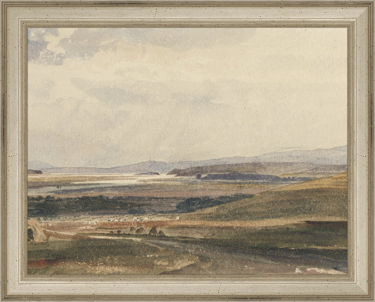 Framed Harvest. Frame: Traditional Silver. Paper: Rag Paper. Art Size: 7x9. Final Size: 8'' X 10''