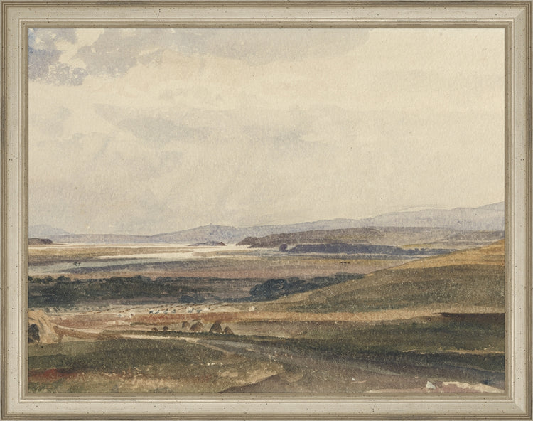 Framed Harvest. Frame: Traditional Silver. Paper: Rag Paper. Art Size: 10x13. Final Size: 11'' X 14''