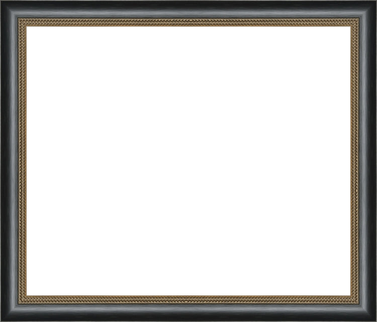 Ebony Beaded Frame. Opening Size: 15x18. Final Size: 17'' X 20''