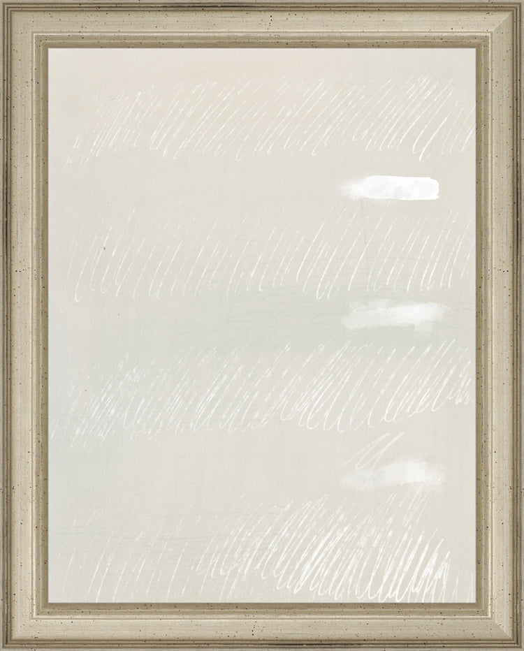 Framed Scribbles I. Frame: Traditional Silver. Paper: Rag Paper. Art Size: 9x7. Final Size: 10'' X 8''