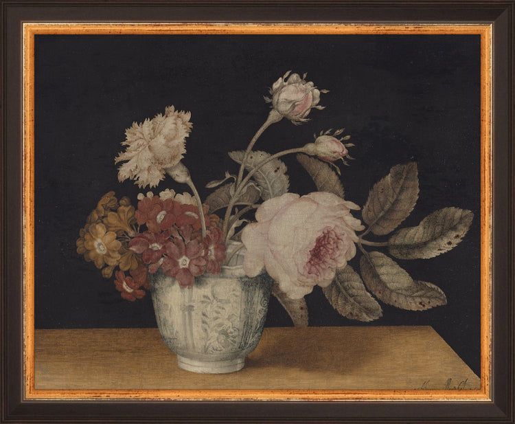 Vintage Vase of Flowers OAShop 2