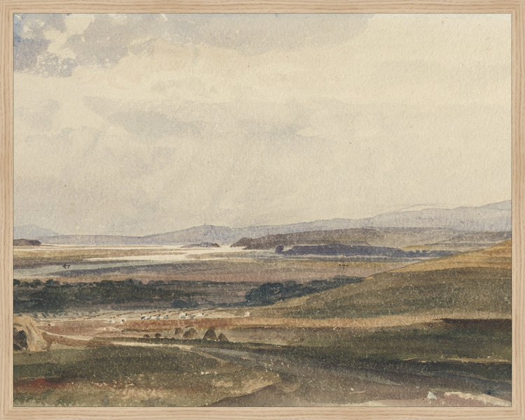 Framed Harvest. Frame: Natural Oak. Paper: Rag Paper. Art Size: 23x29. Final Size: 24'' X 30''