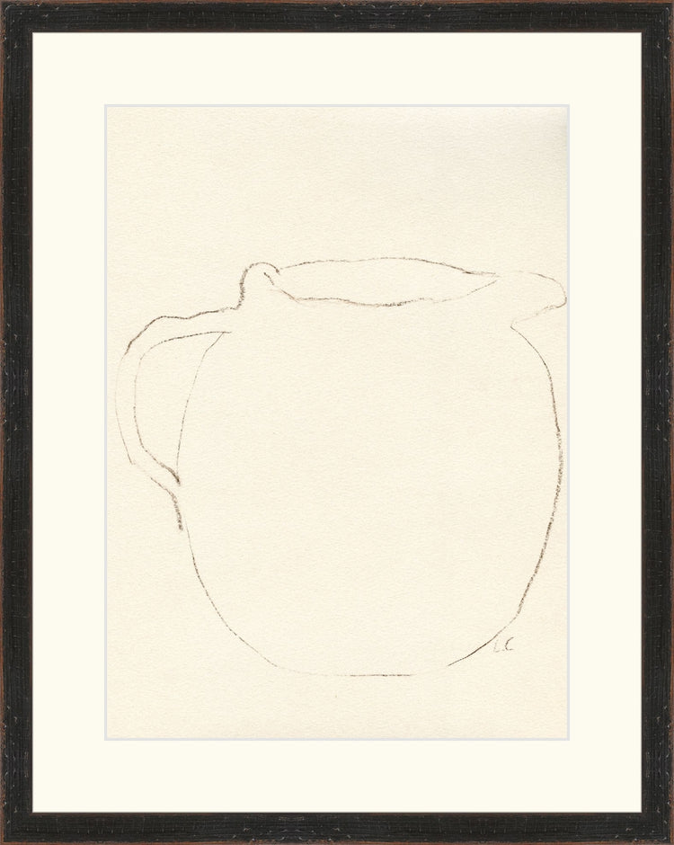 Uploaded Art:Vase Shape I.jpg. Frame: Distressed Black. Paper: Rag Paper. Art Size: 15x11. Final Size: 20'' X 16''