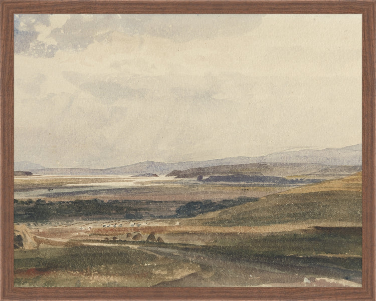 Framed Harvest. Frame: Dark Walnut. Paper: Rag Paper. Art Size: 15x19. Final Size: 16'' X 20''