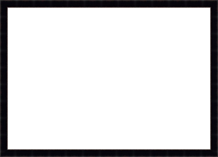 Rubbed Lacquered Black Frame. Opening Size: 19x27. Final Size: 20'' X 28''