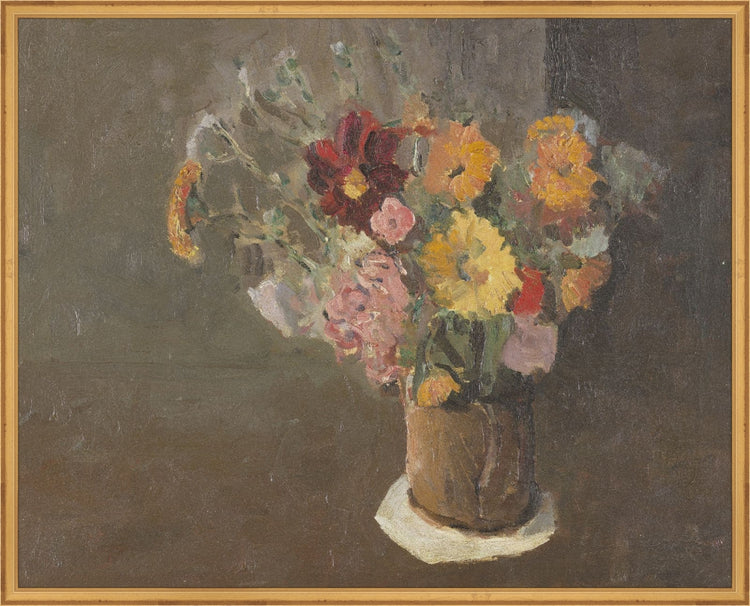 Vintage Vase of Flowers II HoJ