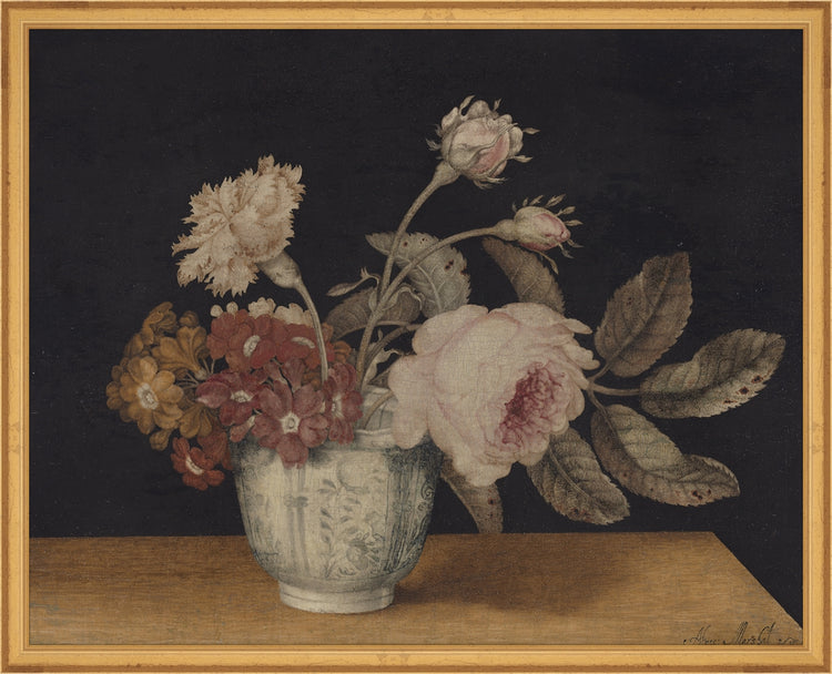 Vintage Vase of Flowers OAShop 2