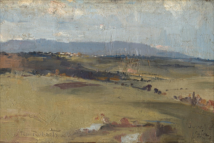 Framed Hills. Frame: No Frame. Paper: Rag Paper. Art Size: 20x30. Final Size: 20'' X 30''